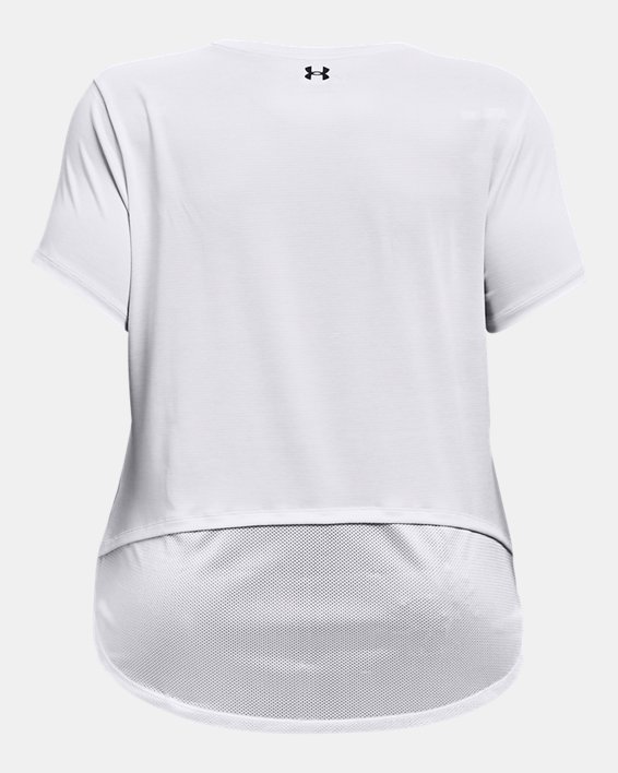 Women's UA Tech™ Vent Short Sleeve, White, pdpMainDesktop image number 5